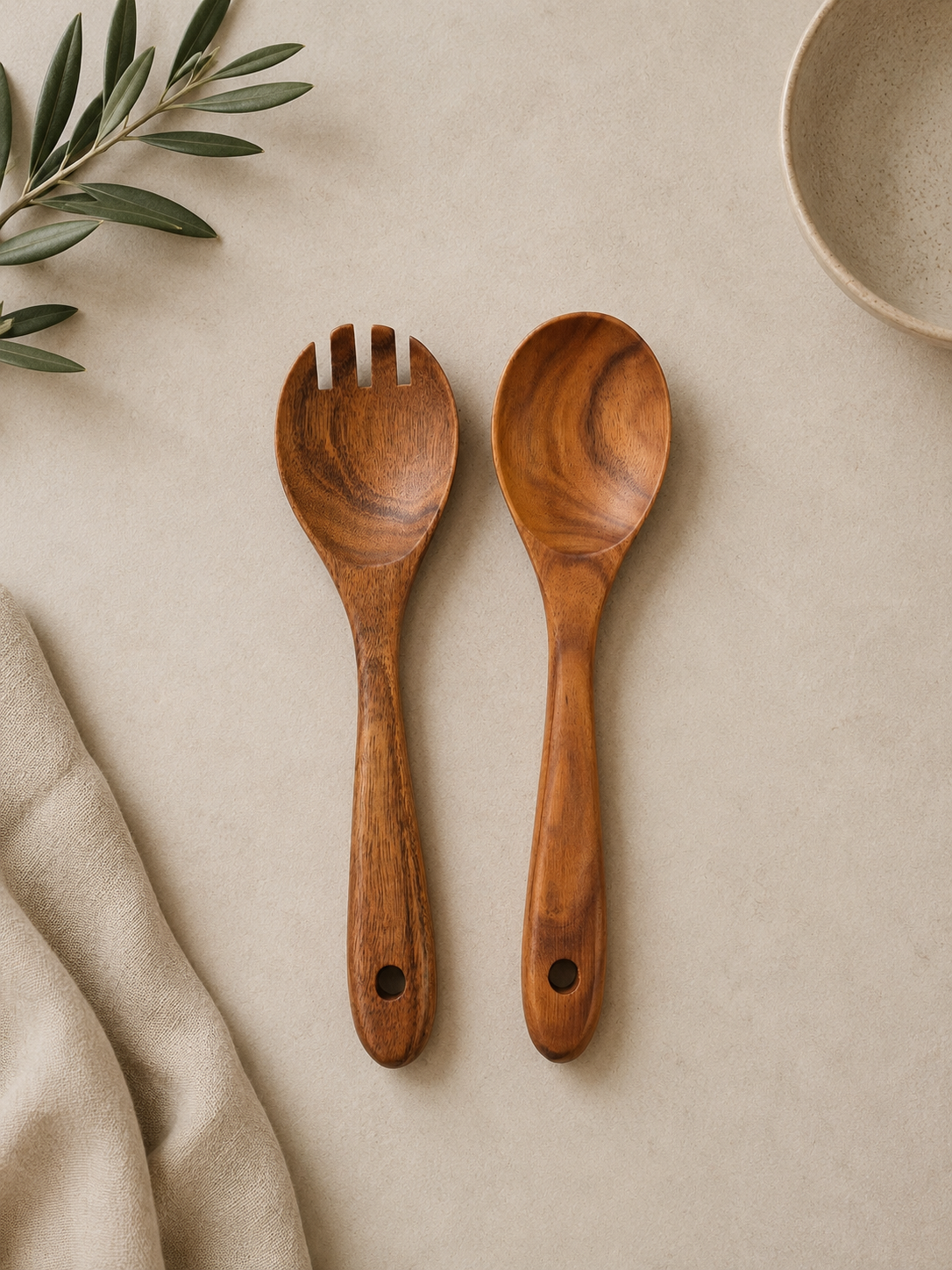 Holz Kochlöffel Set 12-tlg.